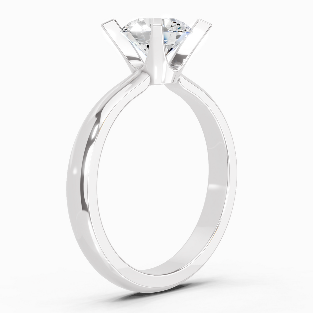 1 Carat 4 Prong Solitaire Diamond Ring