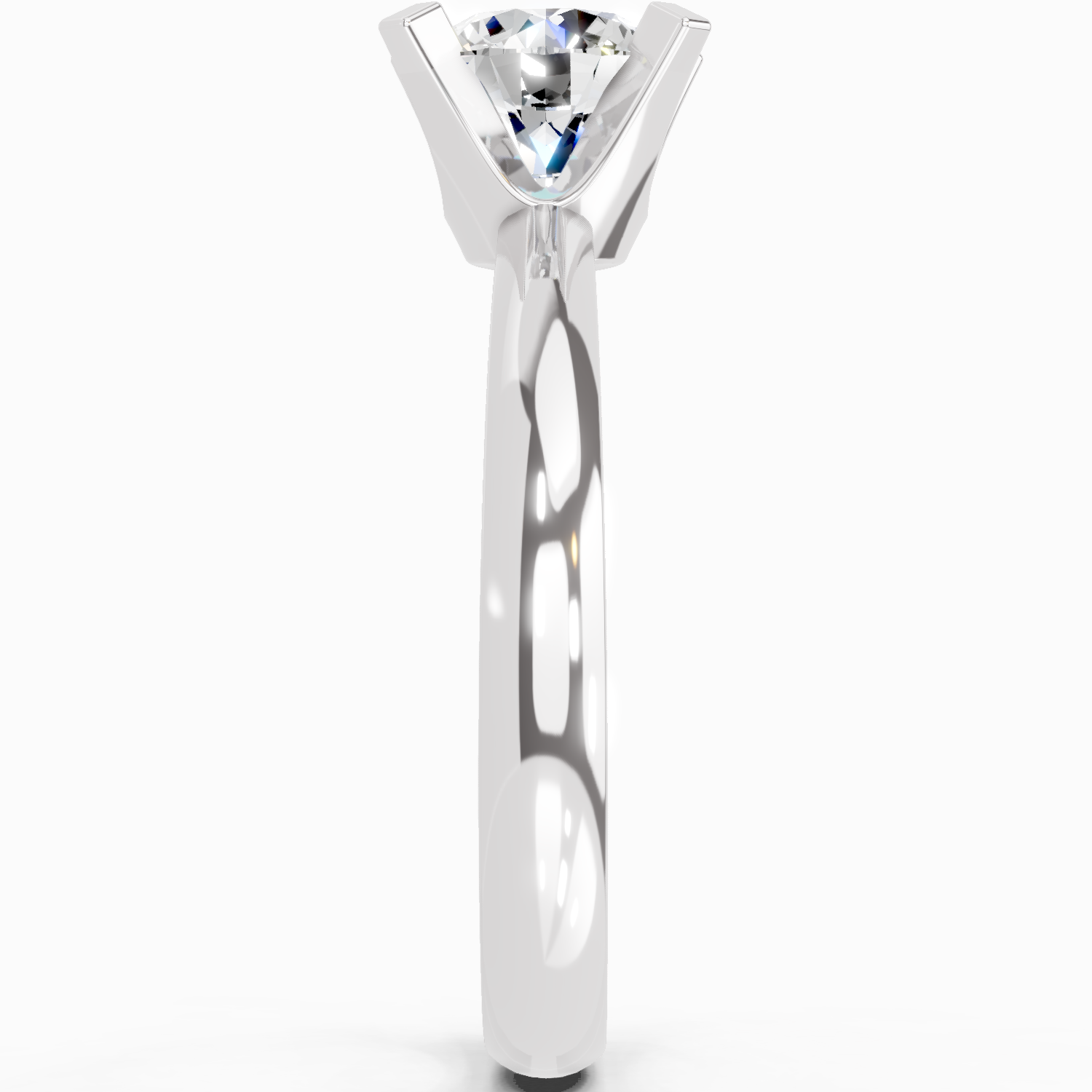 1 Carat 4 Prong Solitaire Diamond Ring