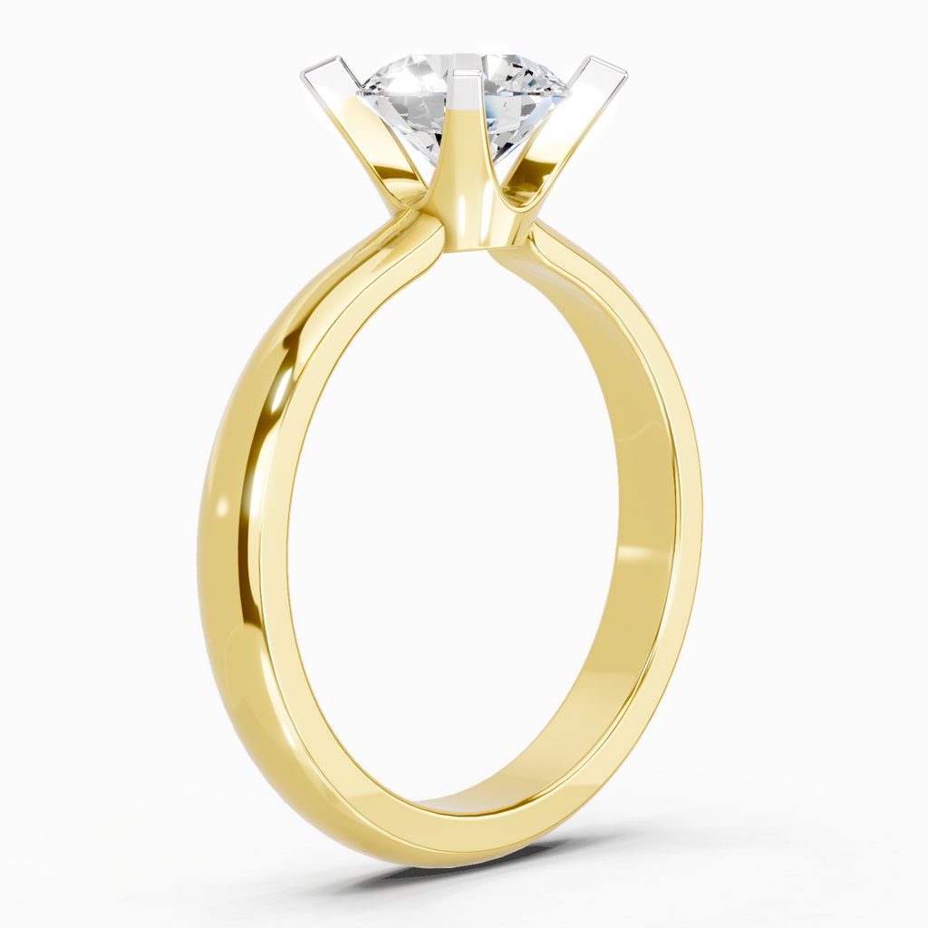 1 Carat 4 Prong Solitaire Diamond Ring
