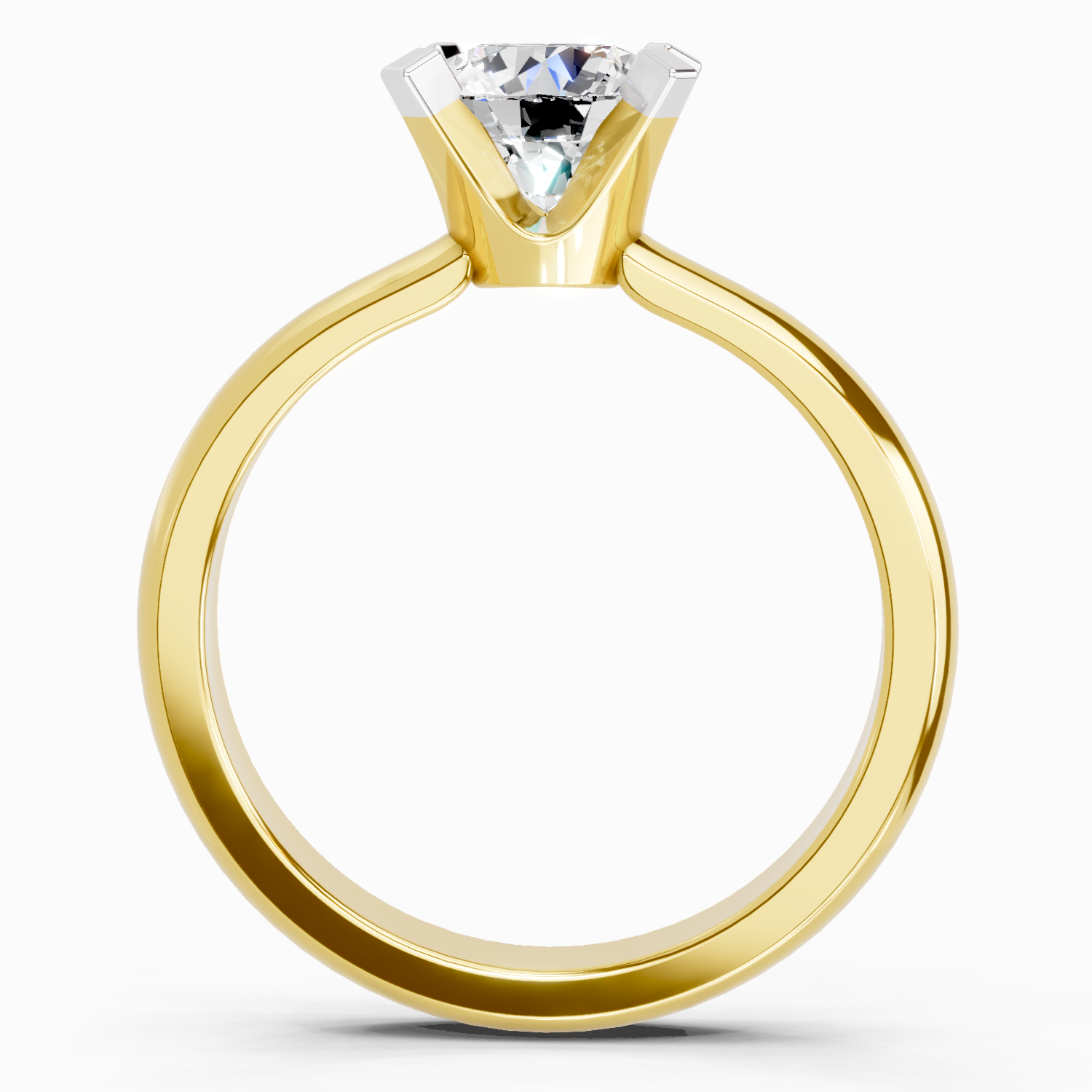 1 Carat 4 Prong Solitaire Diamond Ring