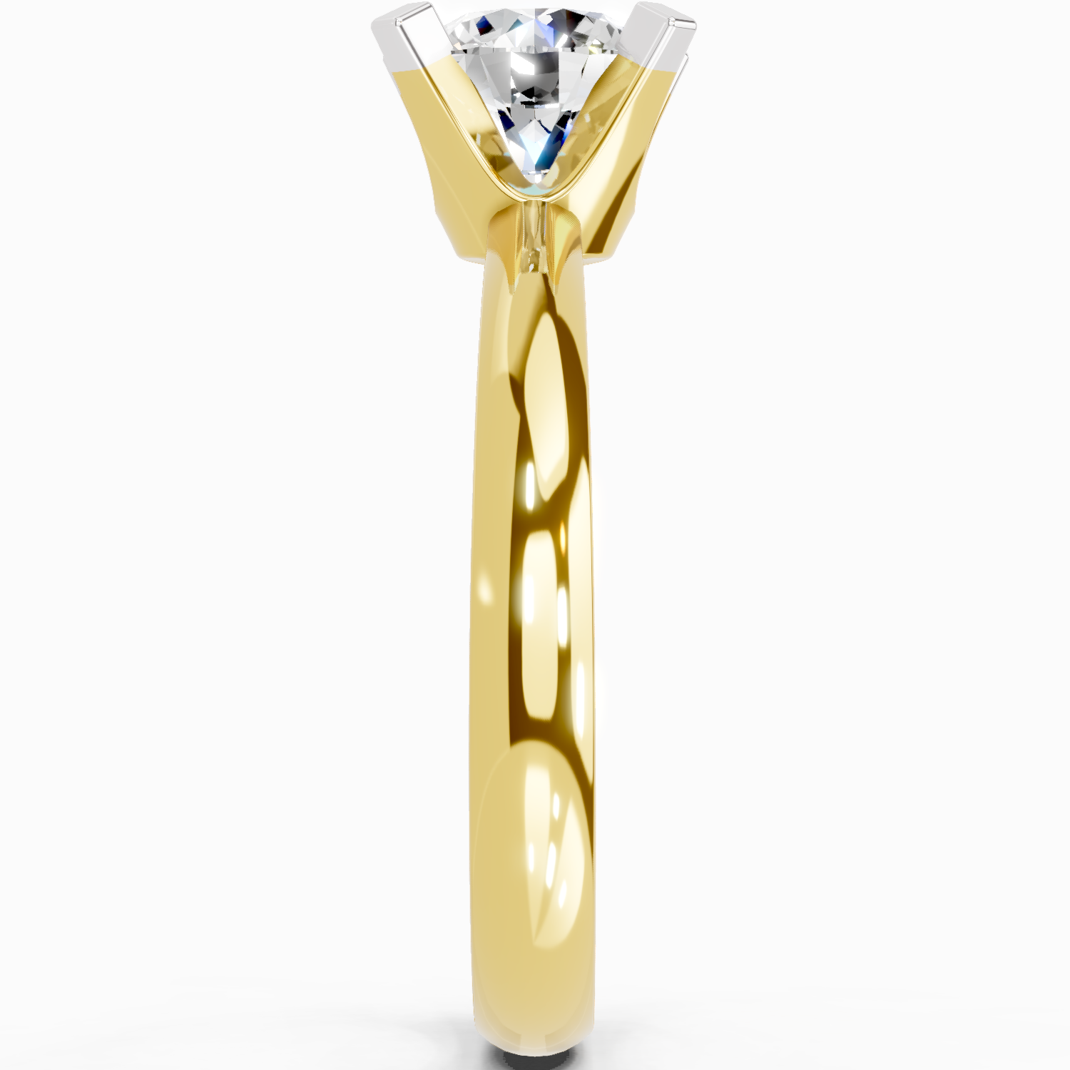 1 Carat 4 Prong Solitaire Diamond Ring