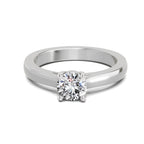 0.7 Carat Round Solitaire Ring FG VS Diamond