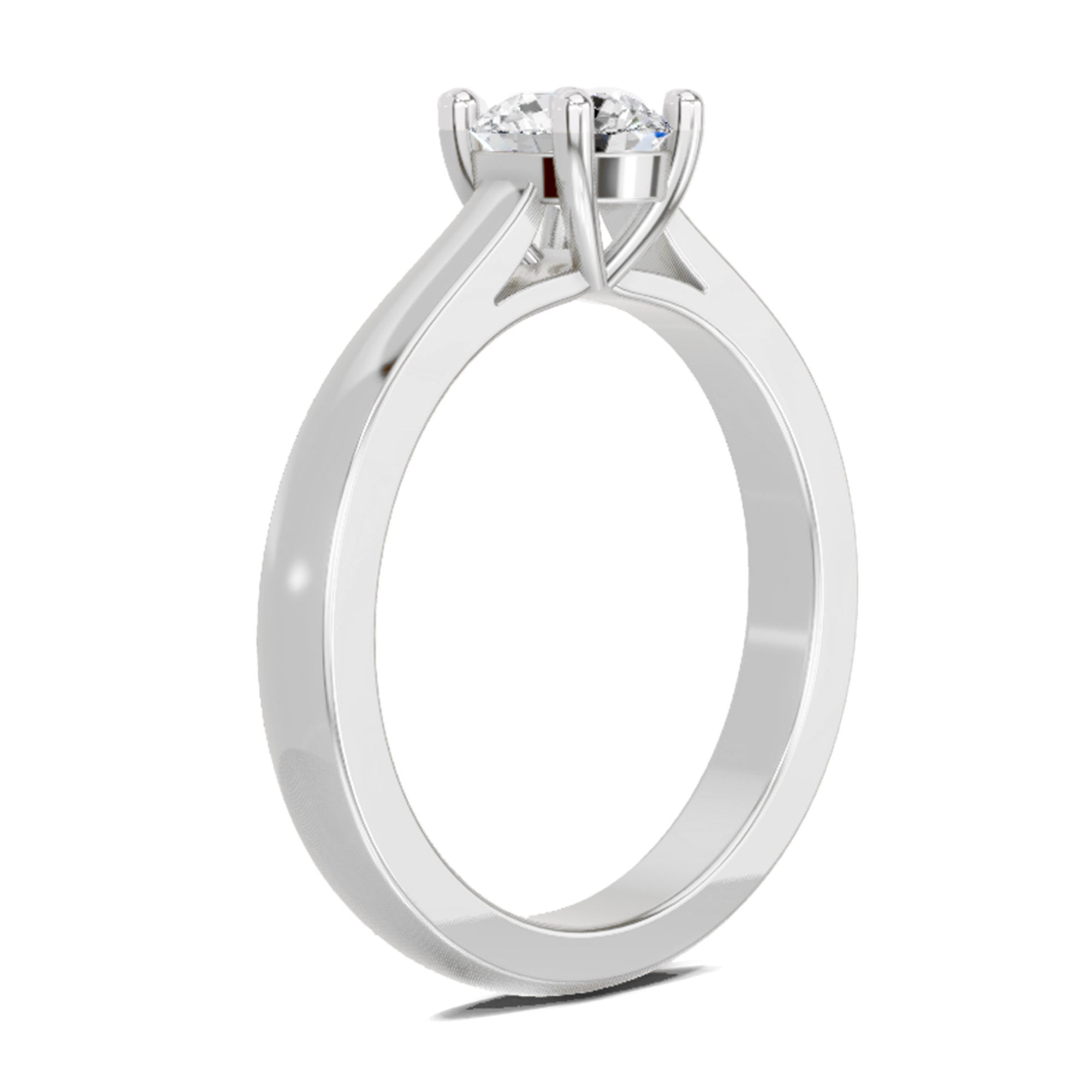 0.7 Carat Round Solitaire Ring FG VS Diamond