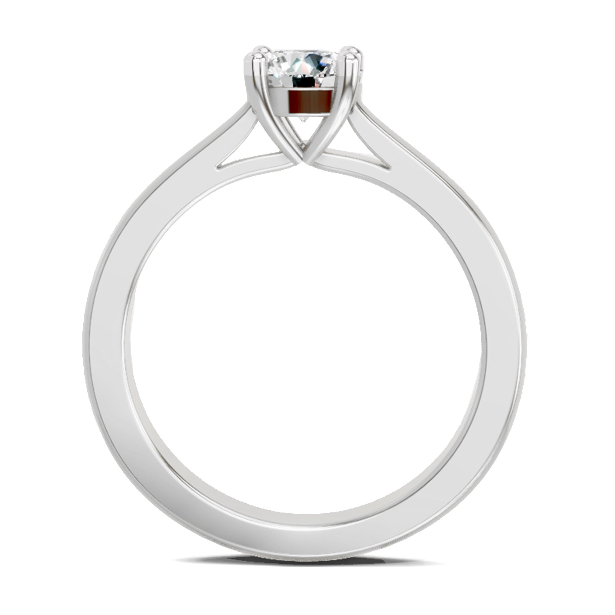 0.7 Carat Round Solitaire Ring FG VS Diamond