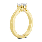 0.7 Carat Round Solitaire Ring FG VS Diamond