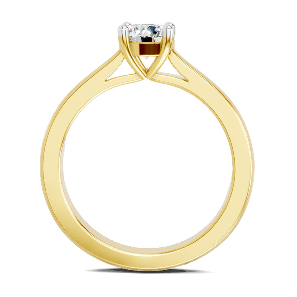 0.7 Carat Round Solitaire Ring FG VS Diamond