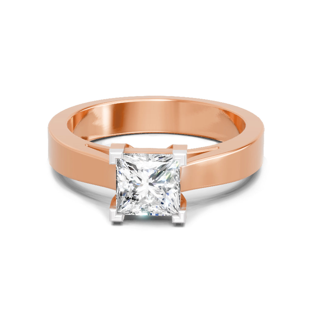 0.7 Carat Round Solitaire Ring FG VS Diamond