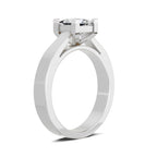0.85 Carat Princess Cut Solitaire Ring FG VS Diamond