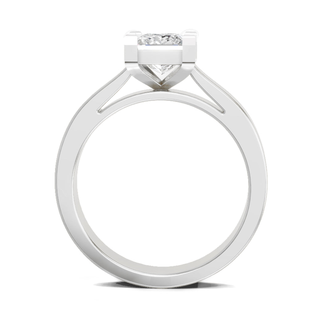 0.85 Carat Princess Cut Solitaire Ring FG VS Diamond