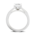 0.85 Carat Princess Cut Solitaire Ring FG VS Diamond