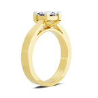 0.85 Carat Princess Cut Solitaire Ring FG VS Diamond