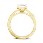 0.85 Carat Princess Cut Solitaire Ring FG VS Diamond
