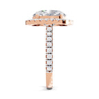 3.39 Carat Classic Oval Shape Halo Engagement Ring