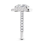 3.39 Carat Classic Oval Shape Halo Engagement Ring