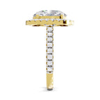 3.39 Carat Classic Oval Shape Halo Engagement Ring