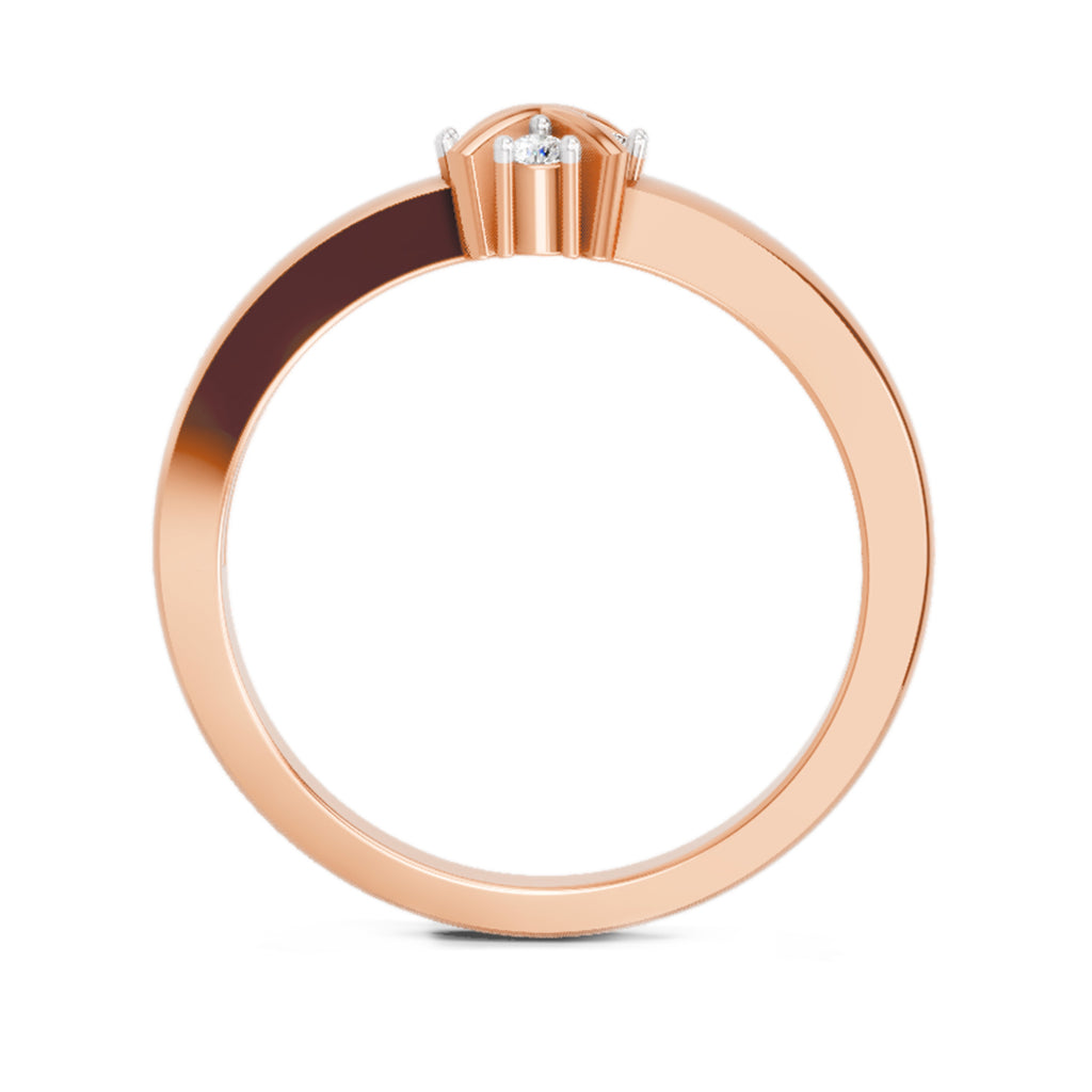 0.08 Carat Round Cluster Ring FG VS Diamond