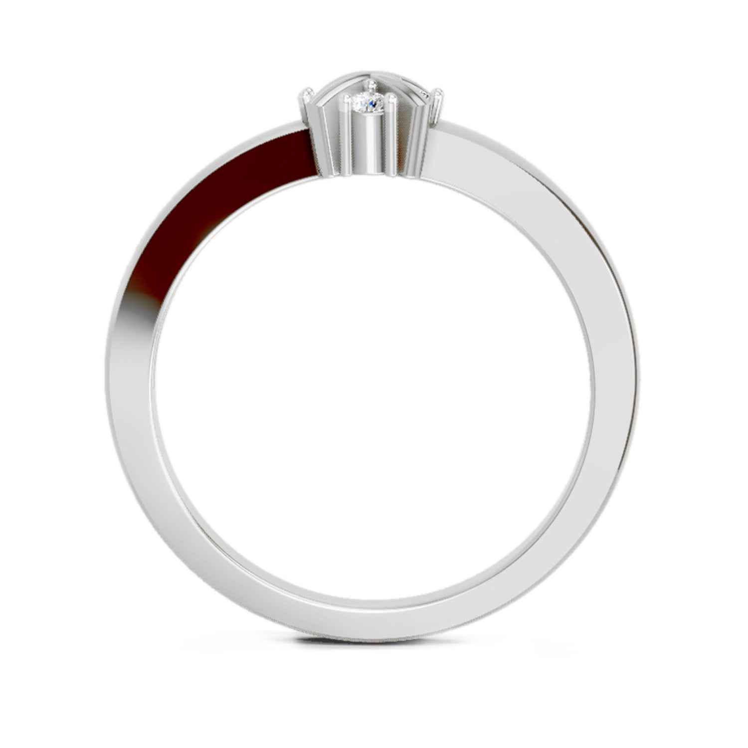 0.08 Carat Round Cluster Ring FG VS Diamond