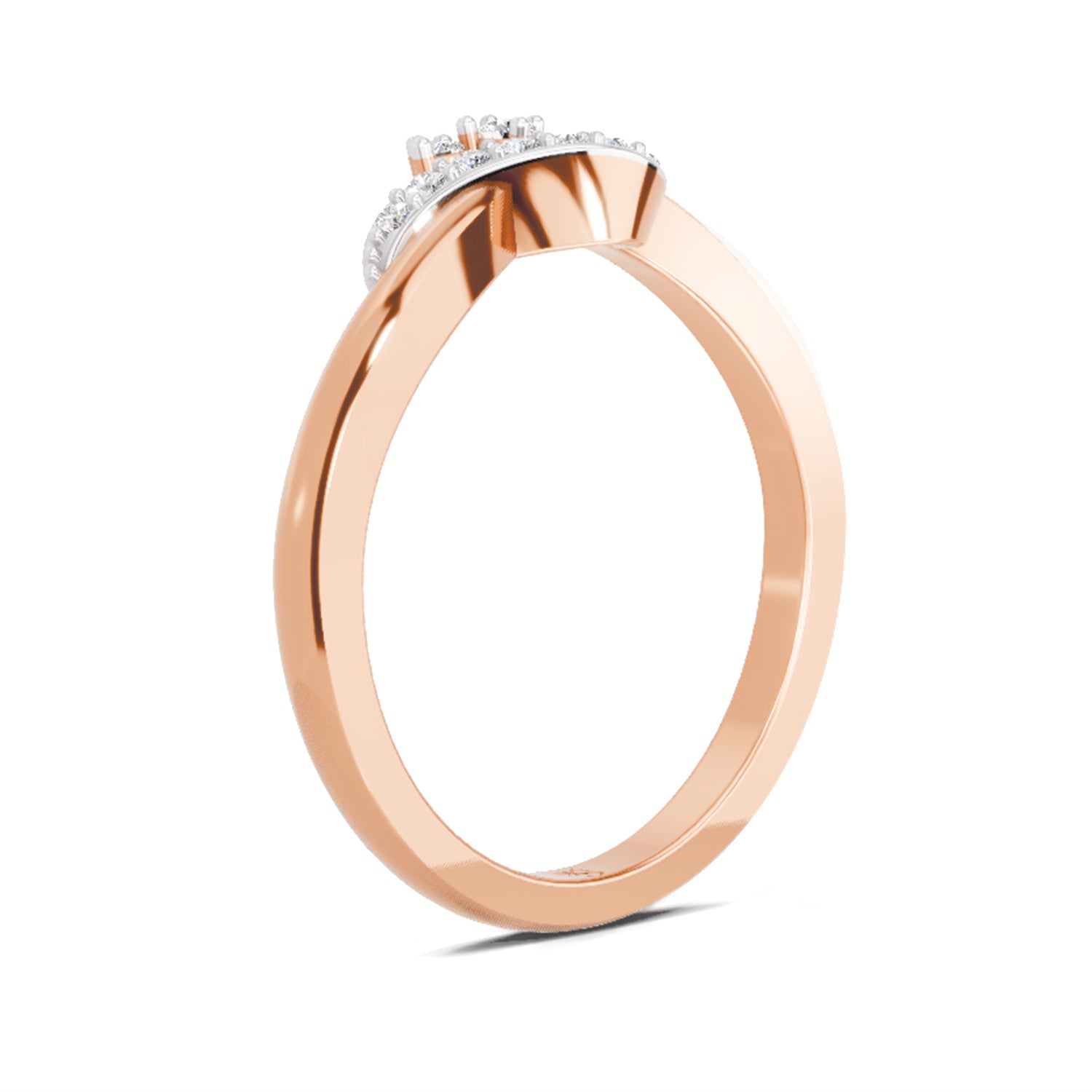 0.11 Carat Round Cluster Ring FG VS Diamond