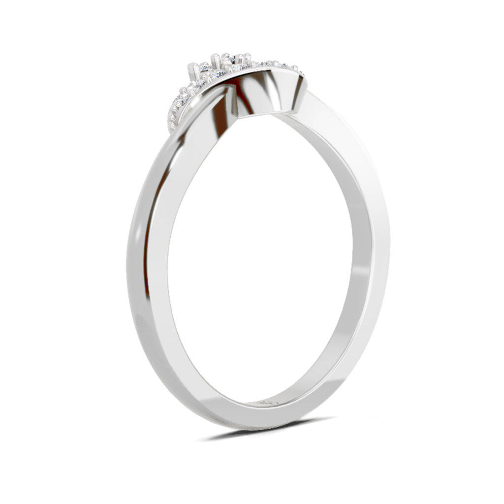 0.11 Carat Round Cluster Ring FG VS Diamond