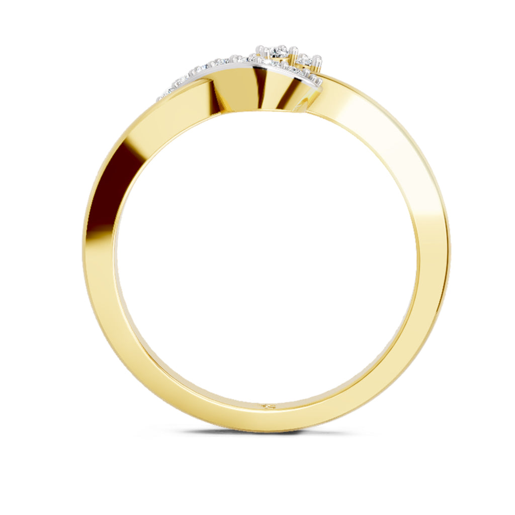 0.11 Carat Round Cluster Ring FG VS Diamond