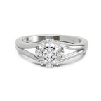 Sparkles 0.17 Ct Round Solitaire Diamond Ring in 14K Gold