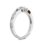Sparkles 0.17 Ct Round Solitaire Diamond Ring in 14K Gold