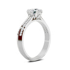 0.96 Carat Round Solitaire Ring FG VS Diamond