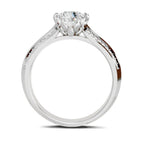 0.96 Carat Round Solitaire Ring FG VS Diamond