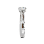 0.96 Carat Round Solitaire Ring FG VS Diamond