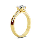 0.96 Carat Round Solitaire Ring FG VS Diamond