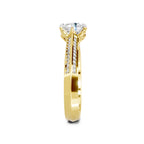 0.96 Carat Round Solitaire Ring FG VS Diamond