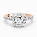0.96 Carat Round Solitaire Ring FG VS Diamond