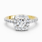 1 Ct Round Halo Ring