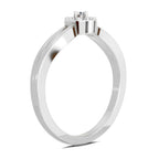 0.09 Carat Round Halo Ring FG VS Diamond