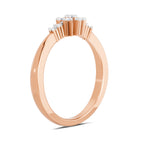 Sparkles 0.16 Ct Round Cluster Diamond Ring in 14K Gold