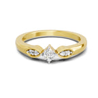 0.11 Ct Round Cluster Ring FG VS Diamond