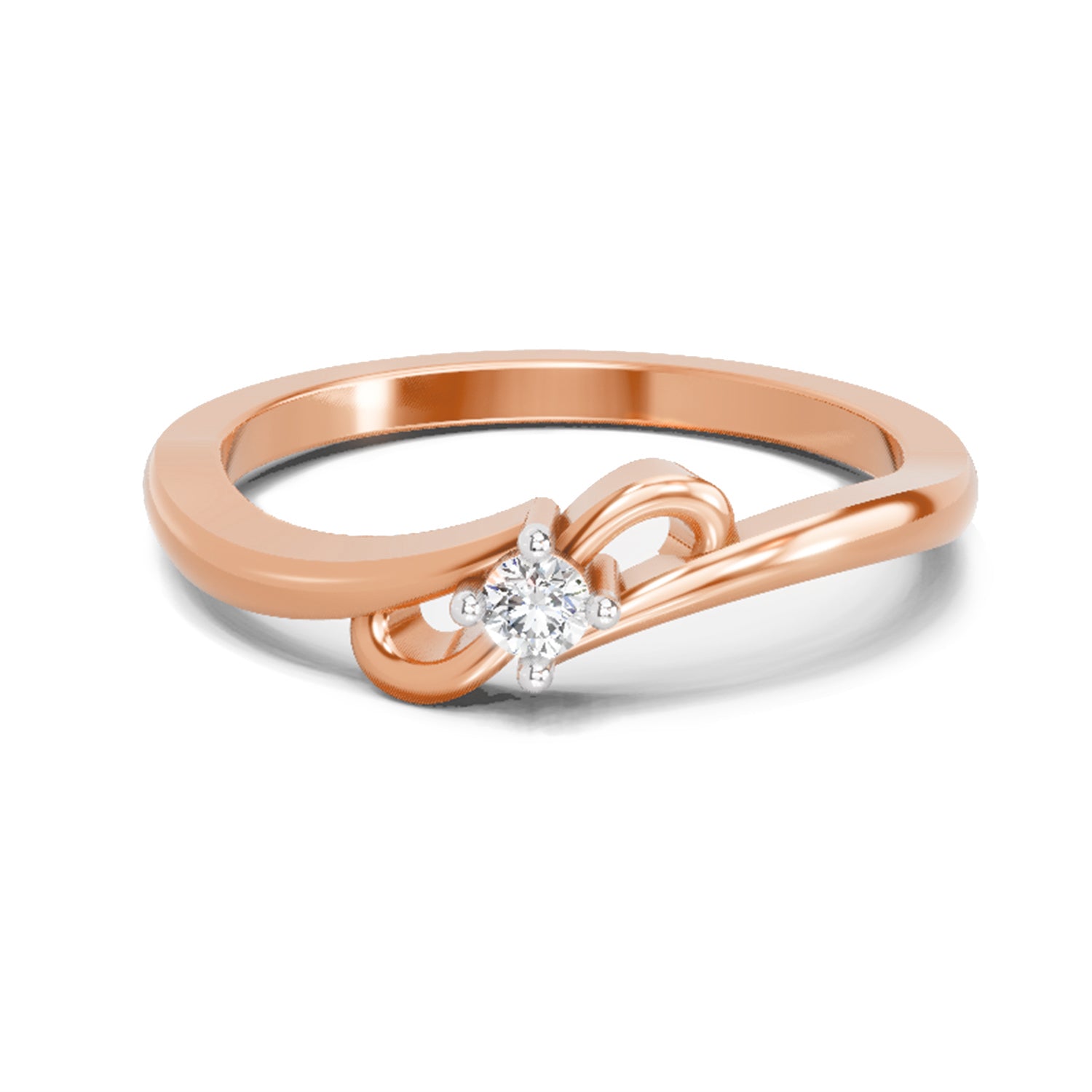 0.07 Carat Round Solitaire Ring