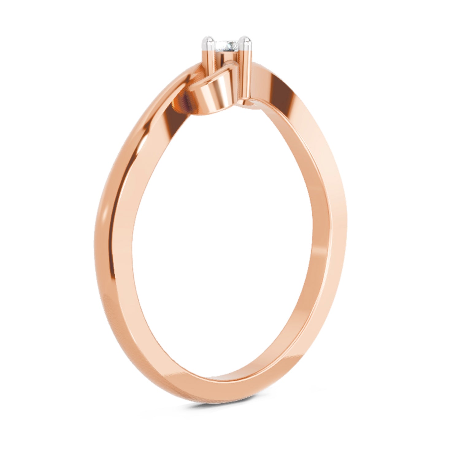 0.07 Carat Round Solitaire Ring