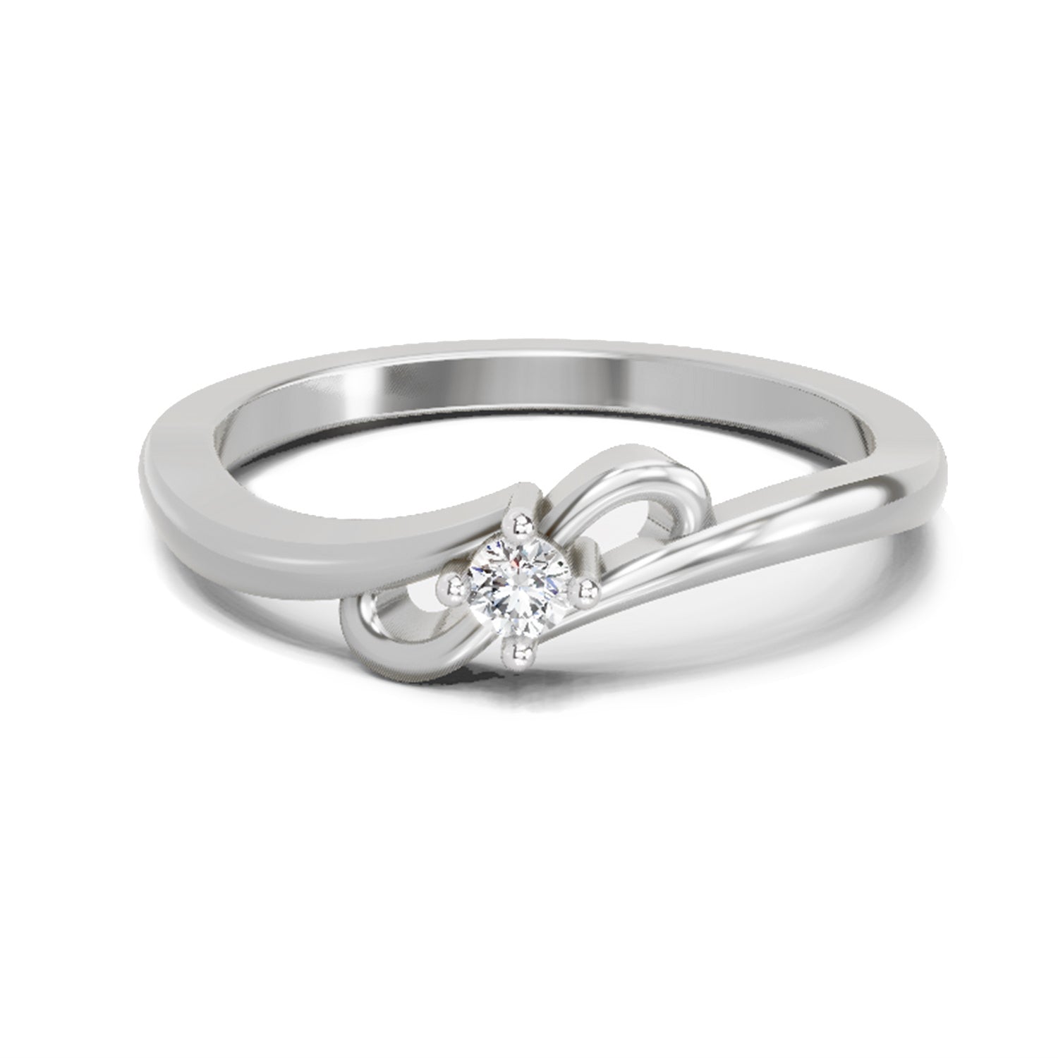 0.07 Carat Round Solitaire Ring