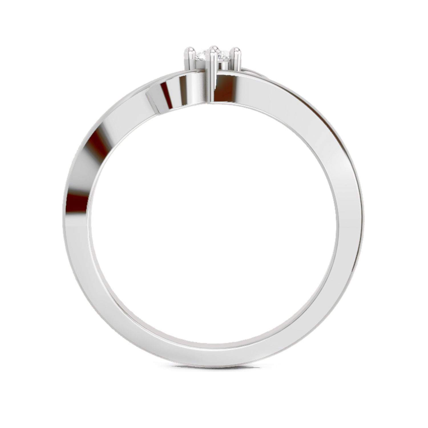 0.07 Carat Round Solitaire Ring