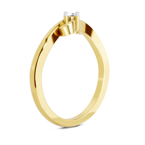 0.07 Carat Round Solitaire Ring