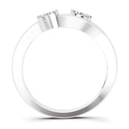Sparkles 0.18 Ct Floral Diamond Ring in 14K Gold