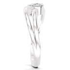 Sparkles 0.18 Ct Floral Diamond Ring in 14K Gold