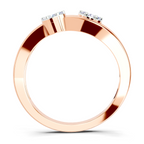 0.07 Carat Twin Bloom Promise Engagement Ring