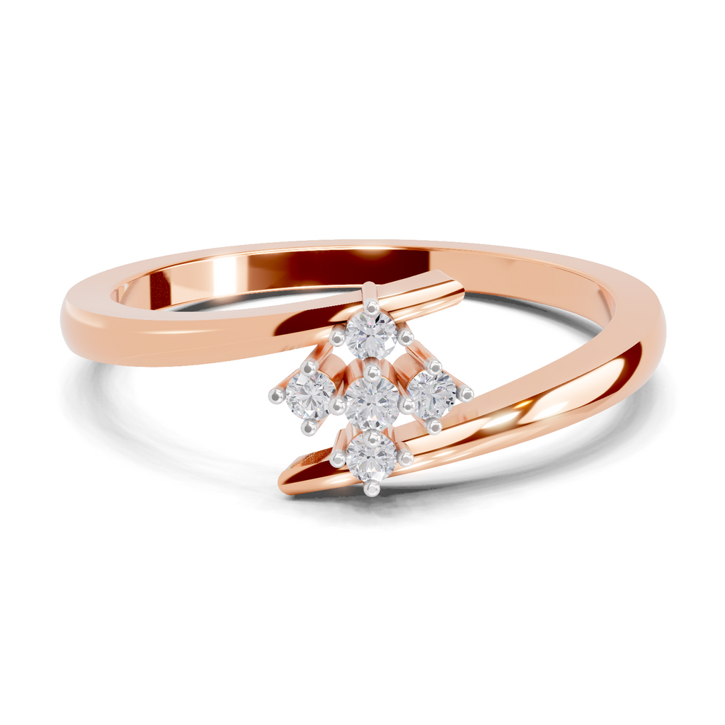 0.07 Carat Celeste Petal Promise Engagement Ring
