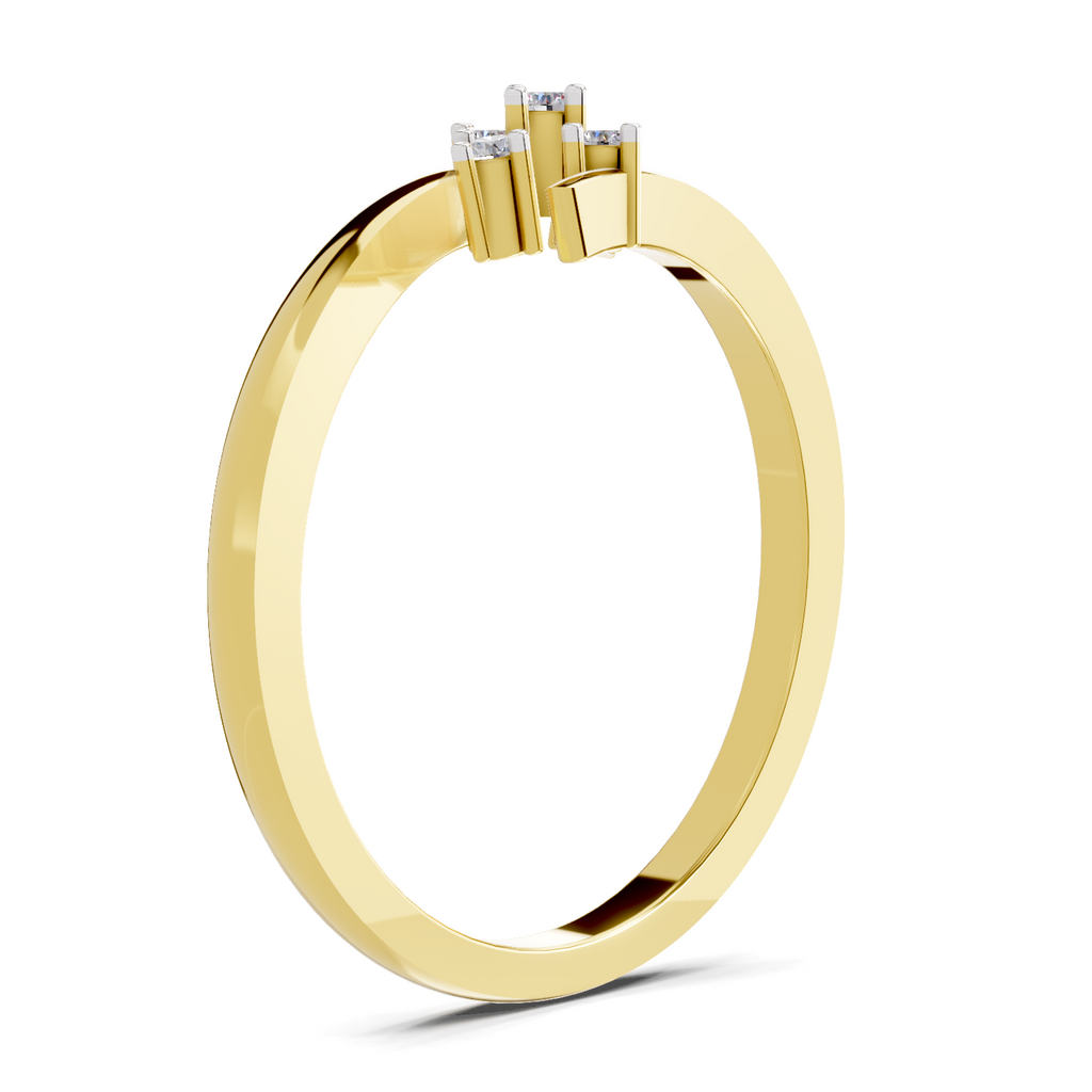 0.07 Carat Celeste Petal Promise Engagement Ring