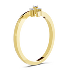 0.07 Carat Celeste Petal Promise Engagement Ring