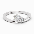 0.086 Ct Cluster Ring