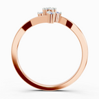 0.098 Ct Cluster Ring