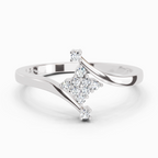 0.098 Ct Cluster Ring